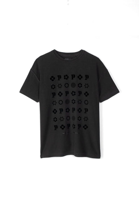 PURPLE BRAND P MONOGRAN FLOCKING S/S TEE Mens Apparel - MENS